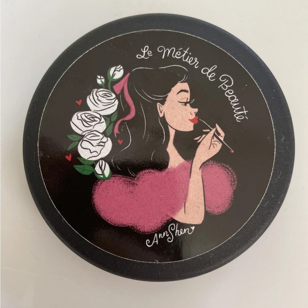 ANN SHEN Art LE METIER DE BEAUTE COMPACT MIRROR 2 sided folding